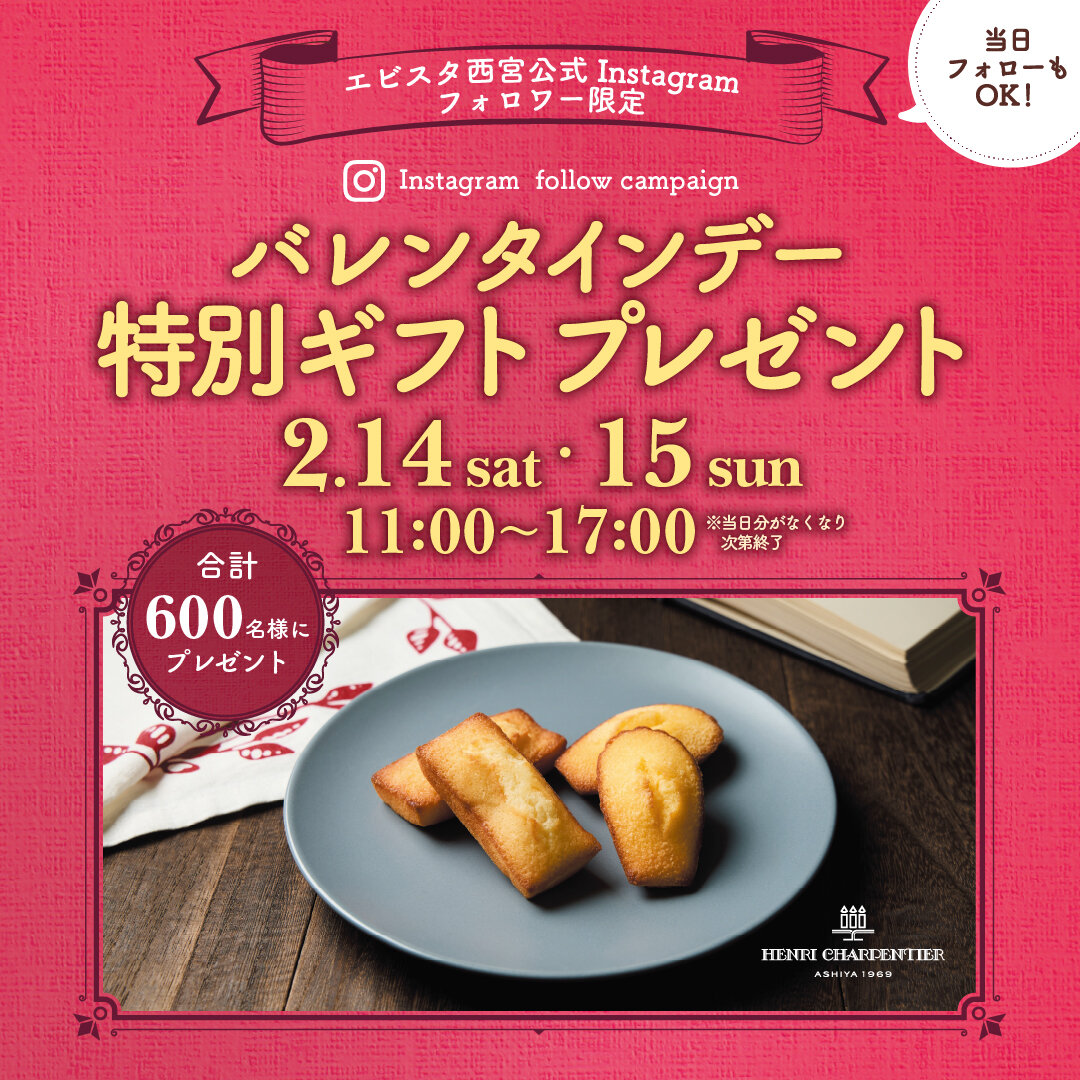 バレンタインデー特別ギフトプレゼント