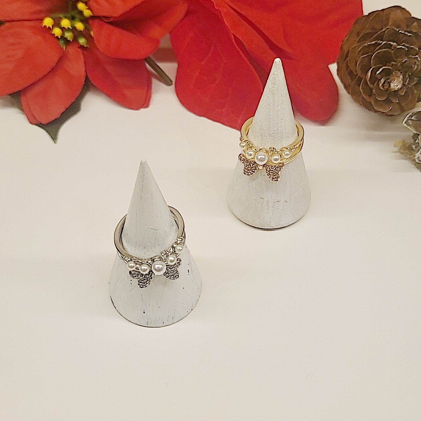 リボンパールリング