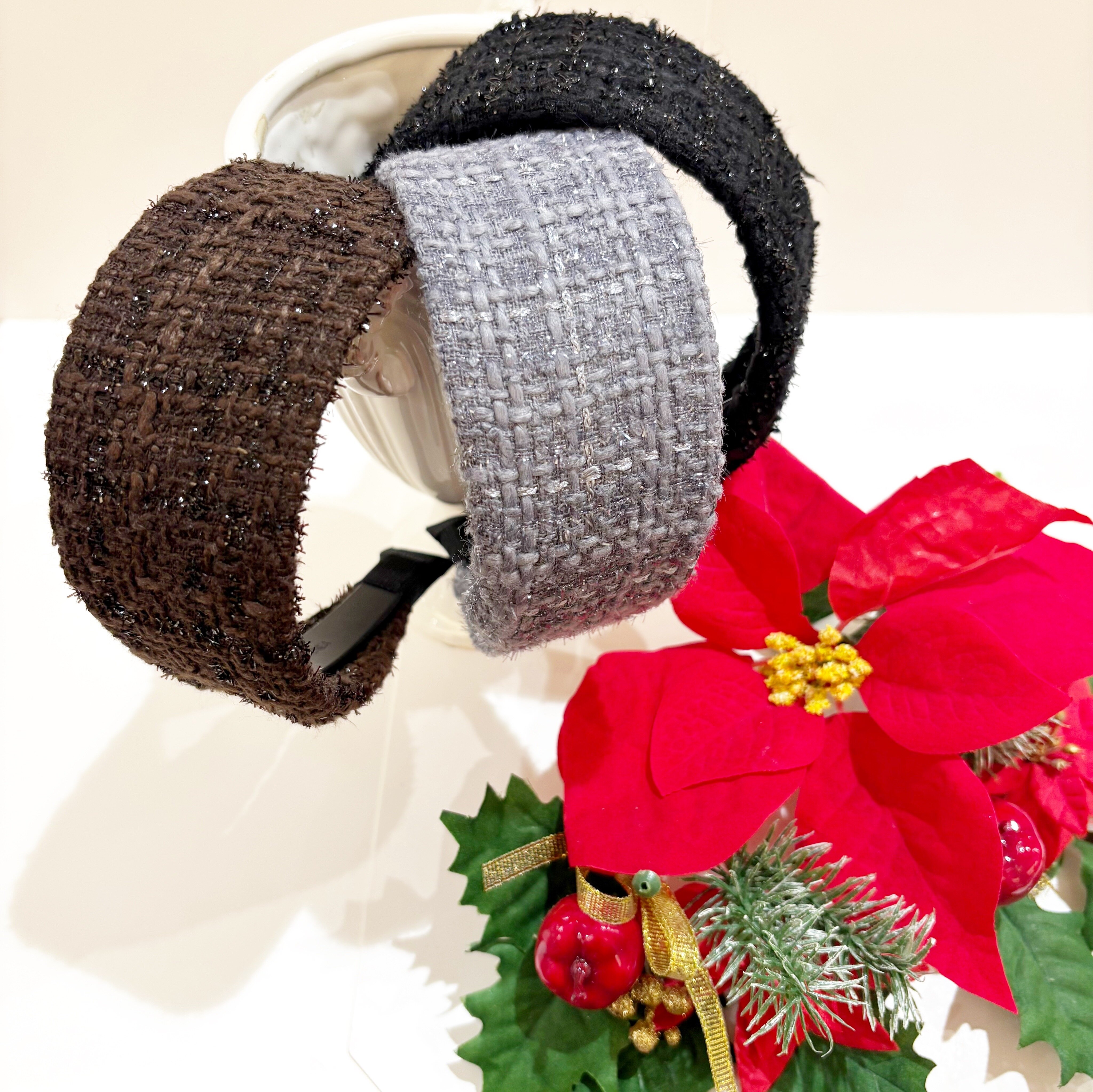 ツイードカチューシャ