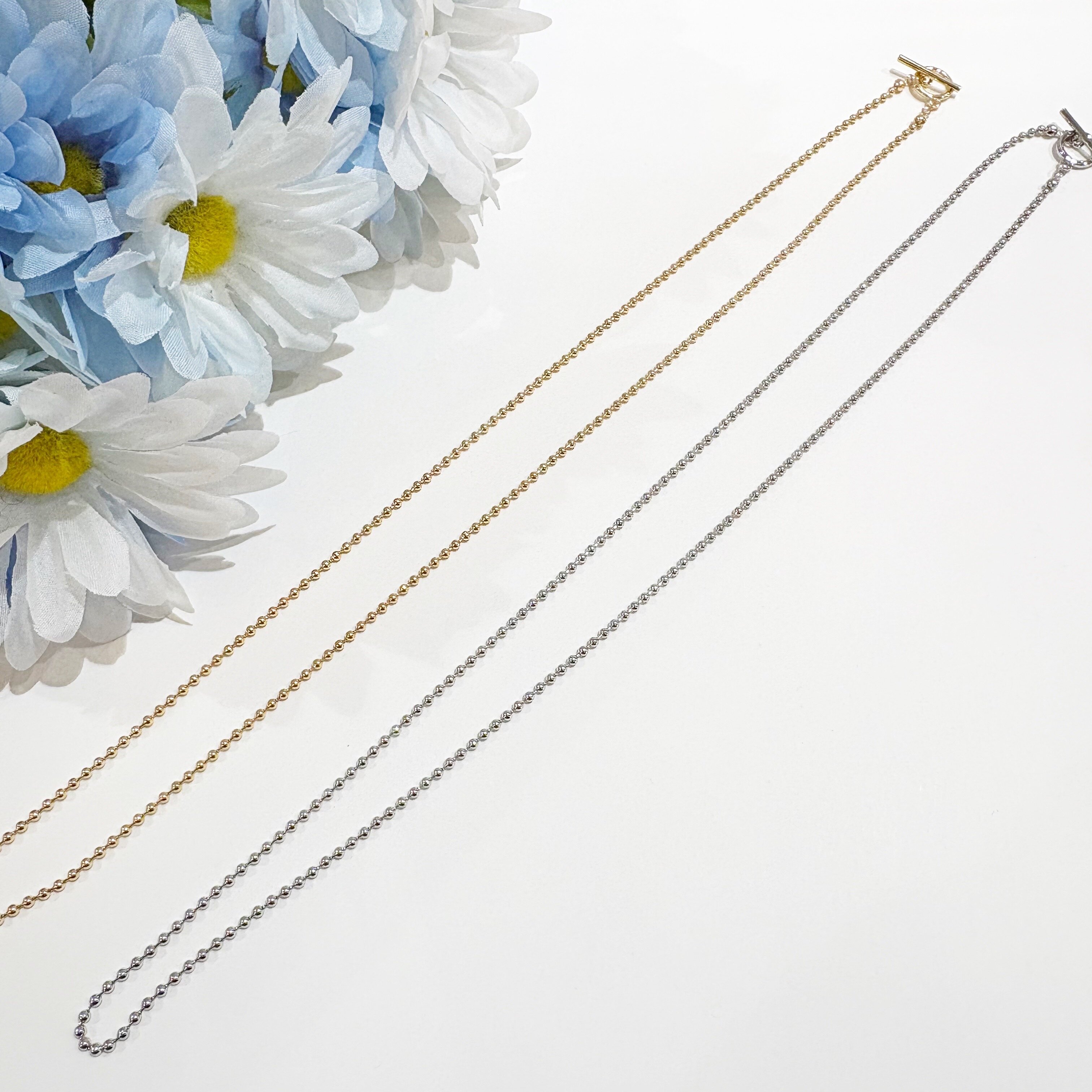 マンテルボールチェーンネックレス