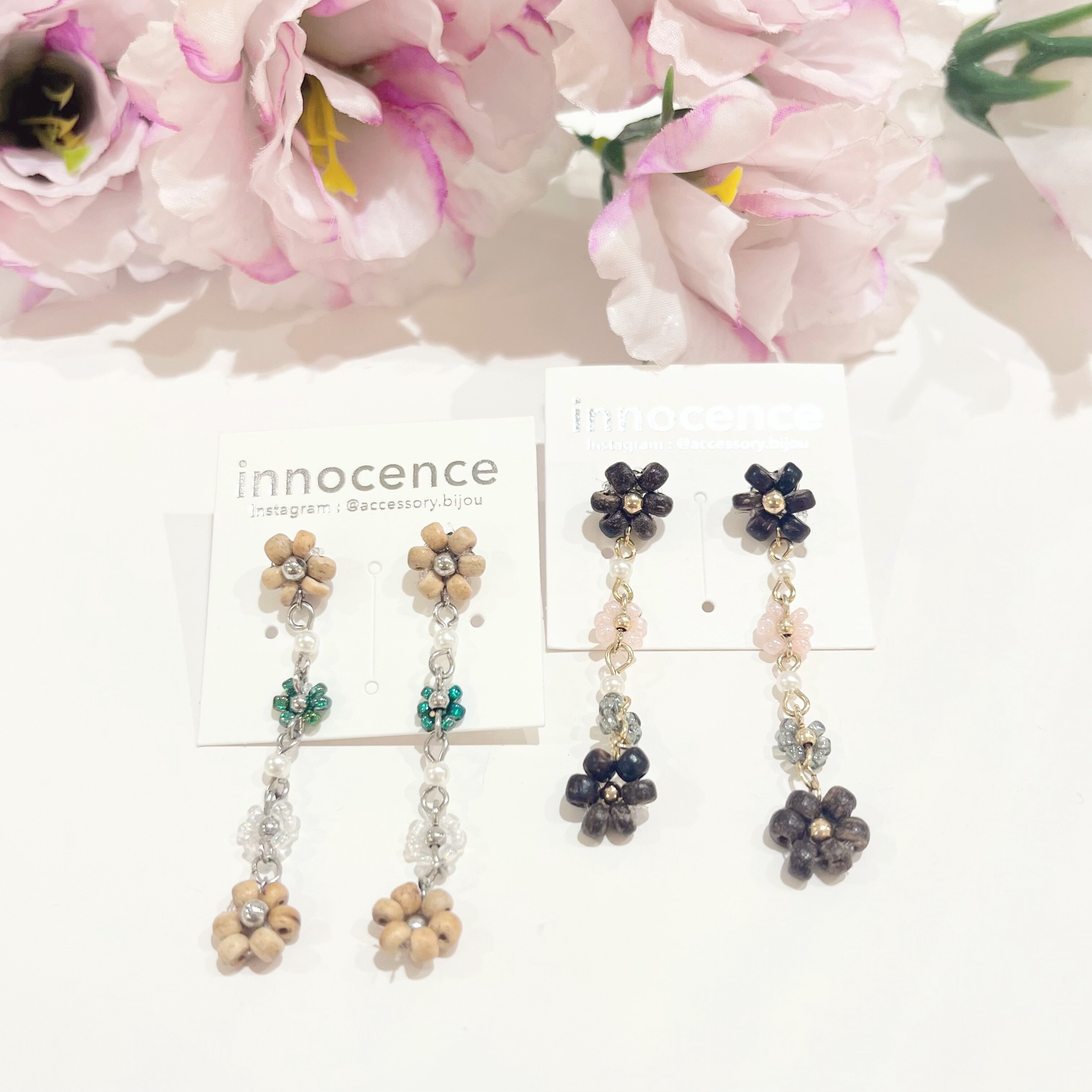 フラワーピアス