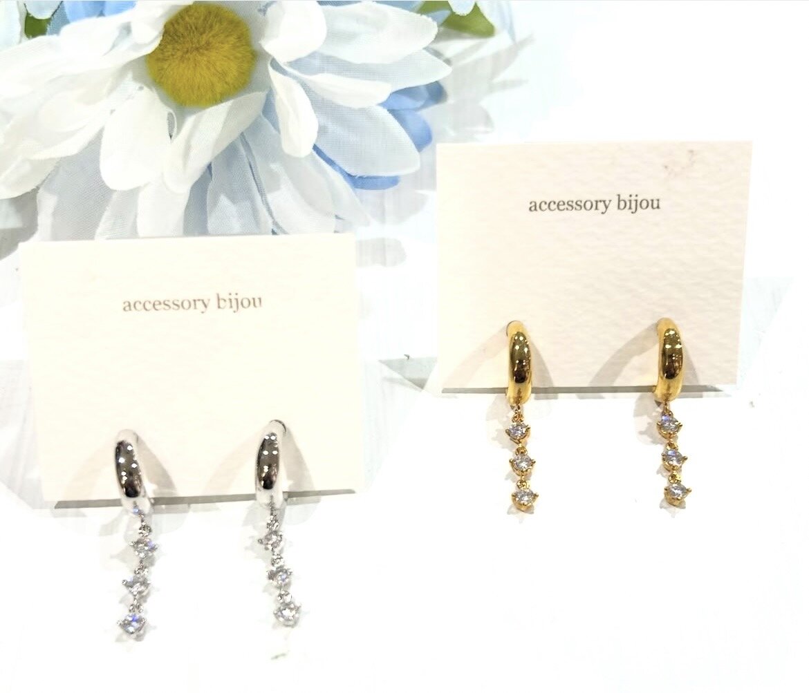 ビジュークリップイヤリング