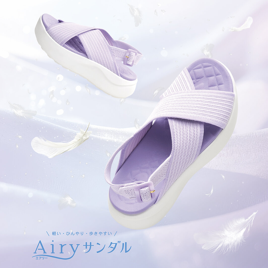 足元サラサラ！エアリーサンダル♪