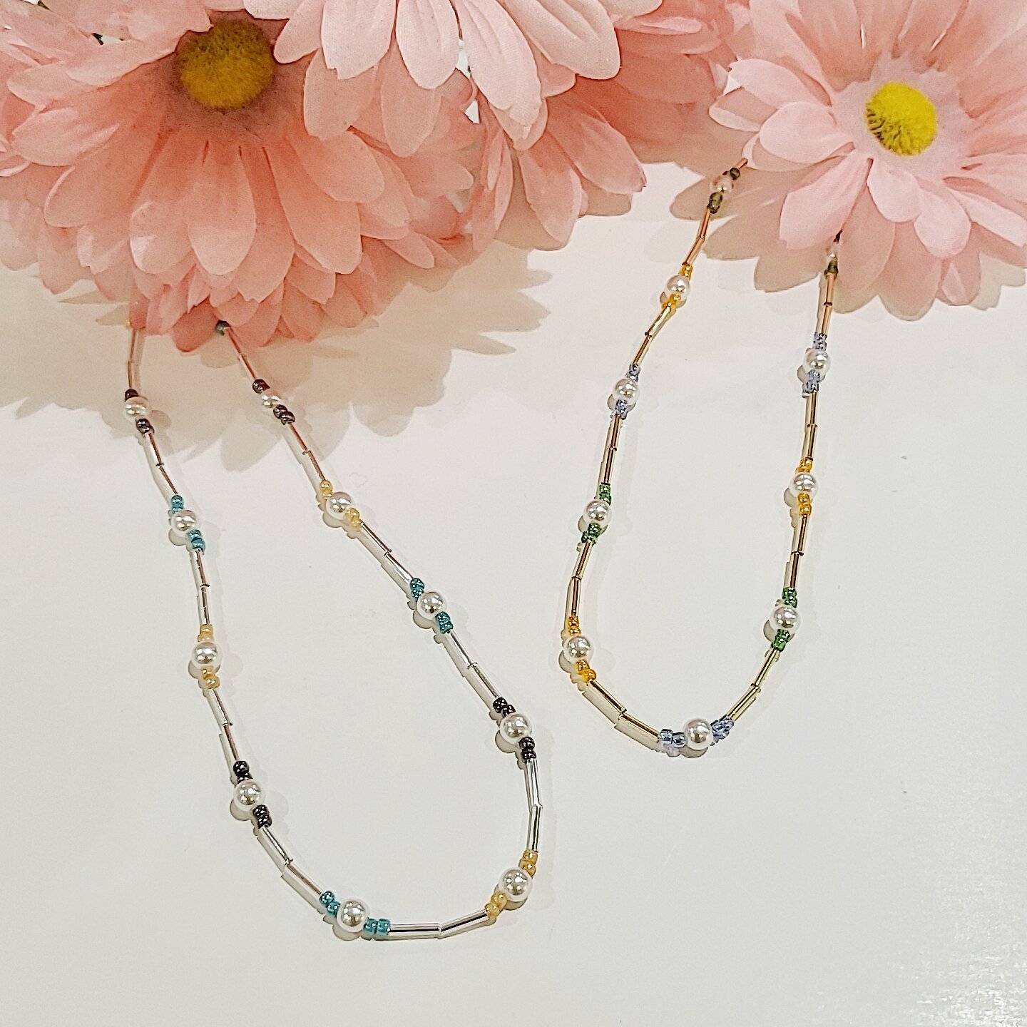 ビーズネックレス